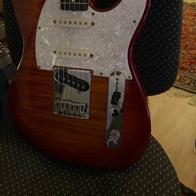 Fender '90s Telecaster Deluxe Foto Flame MIJ 1996 - 3-Color Transparent image 2