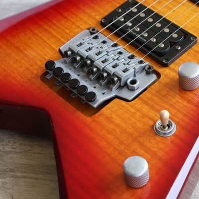 1996 Grover Jackson Japan KV-c.u.65 King V Flying V (Cherry Sunburst) image 5
