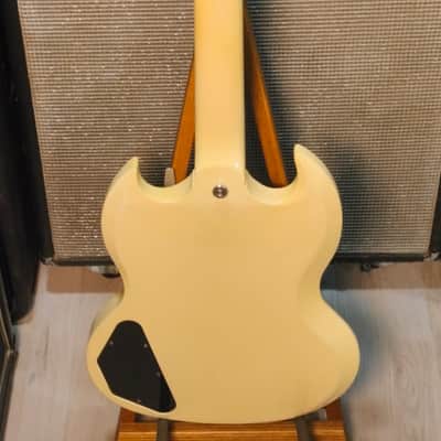 Gibson Custom Shop '61 Les Paul SG Standard Reissue with Vibrola 2007 Polaris White image 15