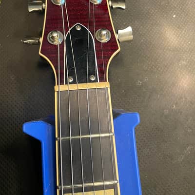 Gretsch G6228FM Players Edition Jet BT with V-Stoptail 2018 - Dark Cherry Stain - Flamed Top image 13
