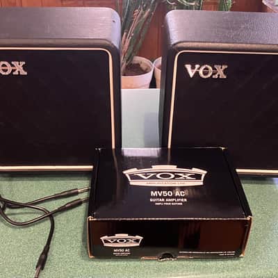 Vox MV50 Clean 50-Watt Guitar Amp Head 2017 - Present - Black / Silver/ 2 Vox speakers image 5