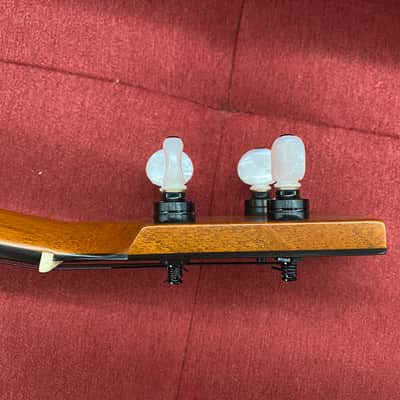 Kamaka HF-1 Soprano Ukulele with Full Ebony Package, MOP inlay, Koa Medium Curl Upgrade w/ Case image 17
