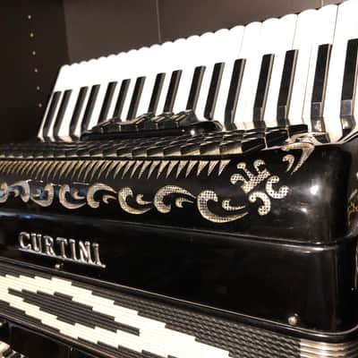 Curtini Accordion 120 Bass Italy - black image 2