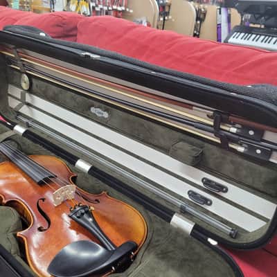 Otto Benjamin ML-206 4/4 Violin Outfit - Aged Natural image 4
