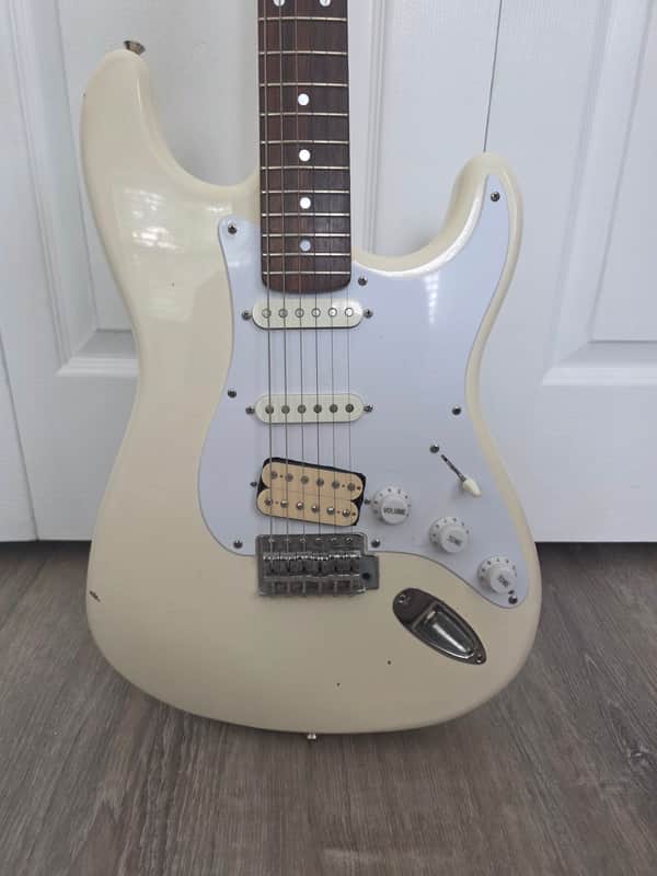 Kurt cobain k strat Fernandes le 90s - Arctic White image 1