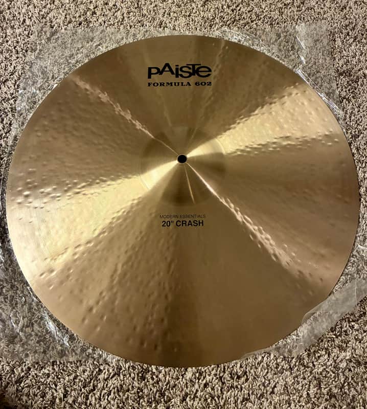 Paiste 20" Formula 602 Modern Essentials Crash Cymbal 2013 - Present - Traditional image 1