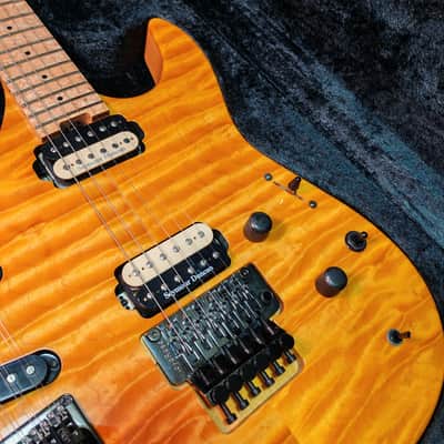 [SUMMER SALE] ESP Custom Order George Lynch Double Neck, Birdseye Maple, Natural Quilted Maple, Lawsuit Banana Headstock, MIJ Japan image 9