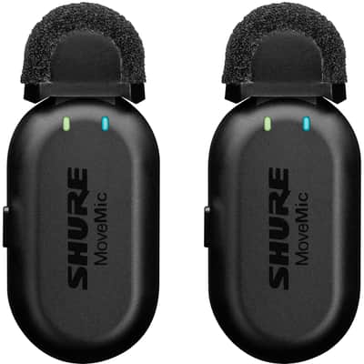 Shure MoveMic Two Wireless Lavalier Microphone System image 7