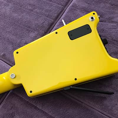 Ultra-Rare Yellow Steinberger GL4T TransTrem Guitar - Restored by Jeff Babicz! - HeadlessUSA image 2