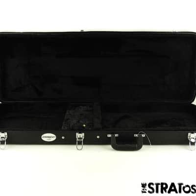 USED Chromacast Strat Tele BLACK HARDSHELL CASE Stratocaster Telecaster Guitar image 2