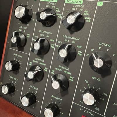 Moog Minimoog Voyager Select Series 44-Key Monophonic Synthesizer 2006 - 2013 - Mahogany Cabinet image 5