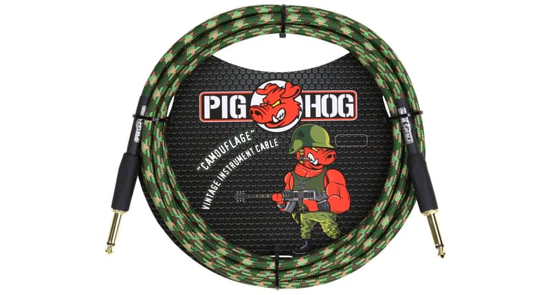 Pig Hog PHM10 Tour-Grade XLR Male to Female Mic Cable - 10' Camouflage image 1