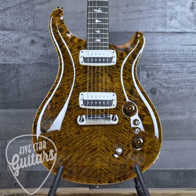 Mint PRS Paul's Guitar Limited Mango Top - Tiger Eye with Hardshell Case image 16