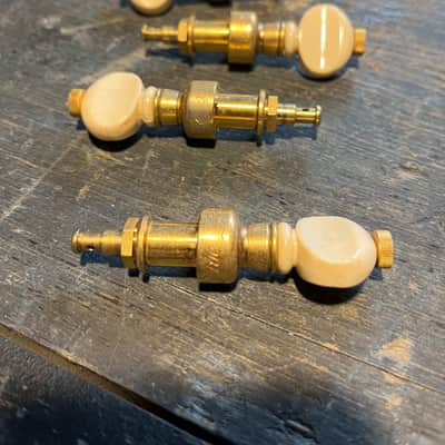 5 STAR Vintage Planet Banjo Tuners 60's - GOLD image 1