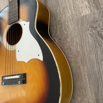 Silvertone Sears Roebuck Co. Kay Harmony 319 1960s - Tobacco Sunburst image 4