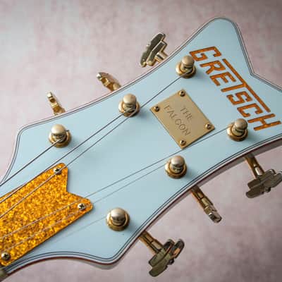 GRETSCH MIJ Falcon G6136T Limited Edition "Creme de Marine Blue + Ebony" (2014) image 11