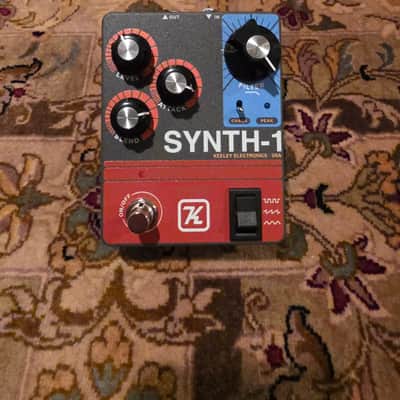 Keeley Synth 1 Reverse Attack Fuzz Wave Generator 2019 - Black / Silver image 1