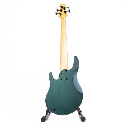 Swan Alpha 5-String Fretless Bass Iridescent Purple/Green w/ Finger Ramp, Brass Nut, 18v Preamp image 14