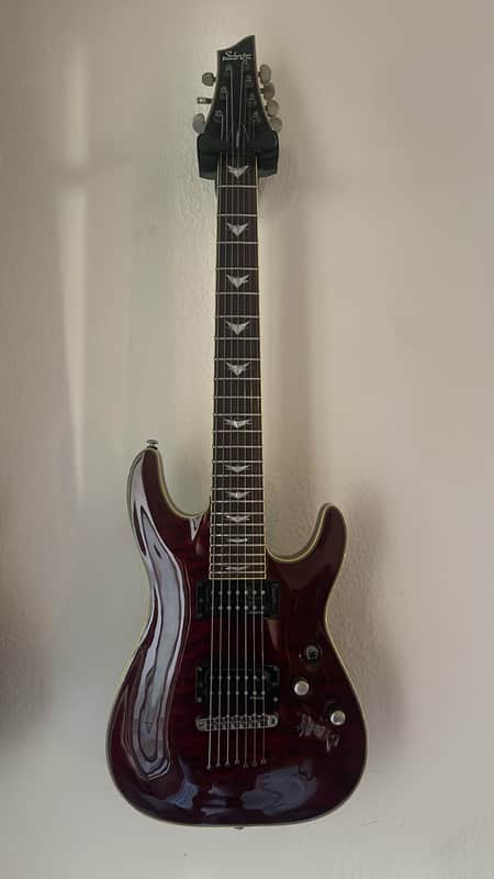 Schecter Omen Extreme-7 2010 - Present - Black Cherry image 1