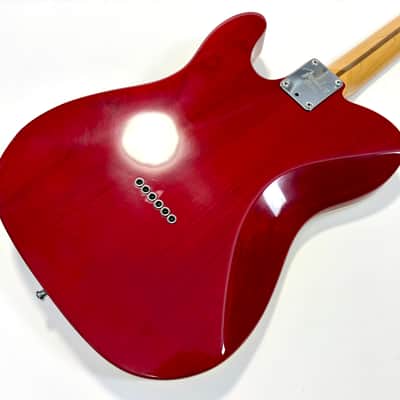 Fender Telecaster American Deluxe 2000 Crimson Red Transparent image 18