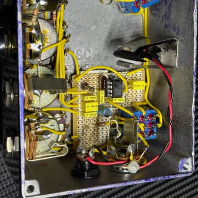 Paul Cochrane Tim V1 Overdrive-Boost, 2010s, Hand Wired - Purple image 14
