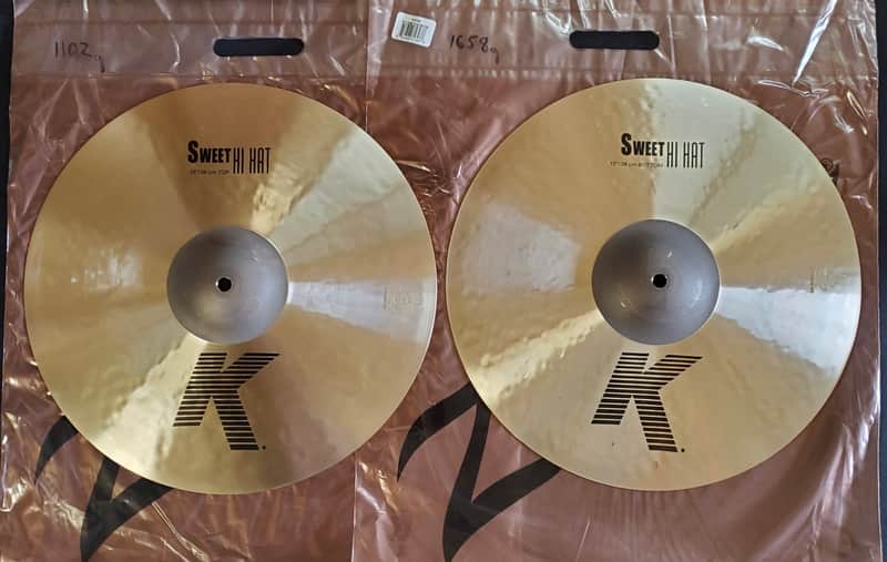 Unplayed Zildjian 15" K Series Sweet Hi-Hat (Pair) 1102g/1658g image 1