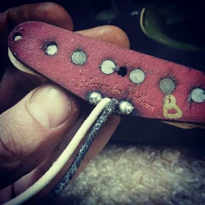 201707 :: Baldman's Relic "We Want You!" Stratocaster in Army Green :: Aged Vintage Roadworn image 3