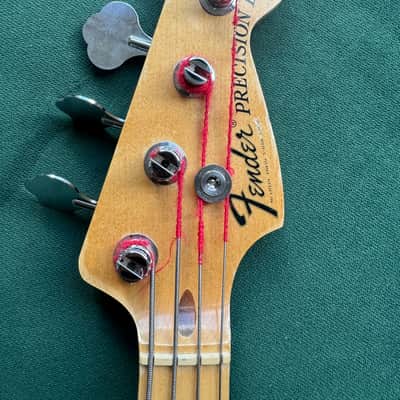 Fender Precision Bass, Maple Fretboard 1975 Olympic White image 12