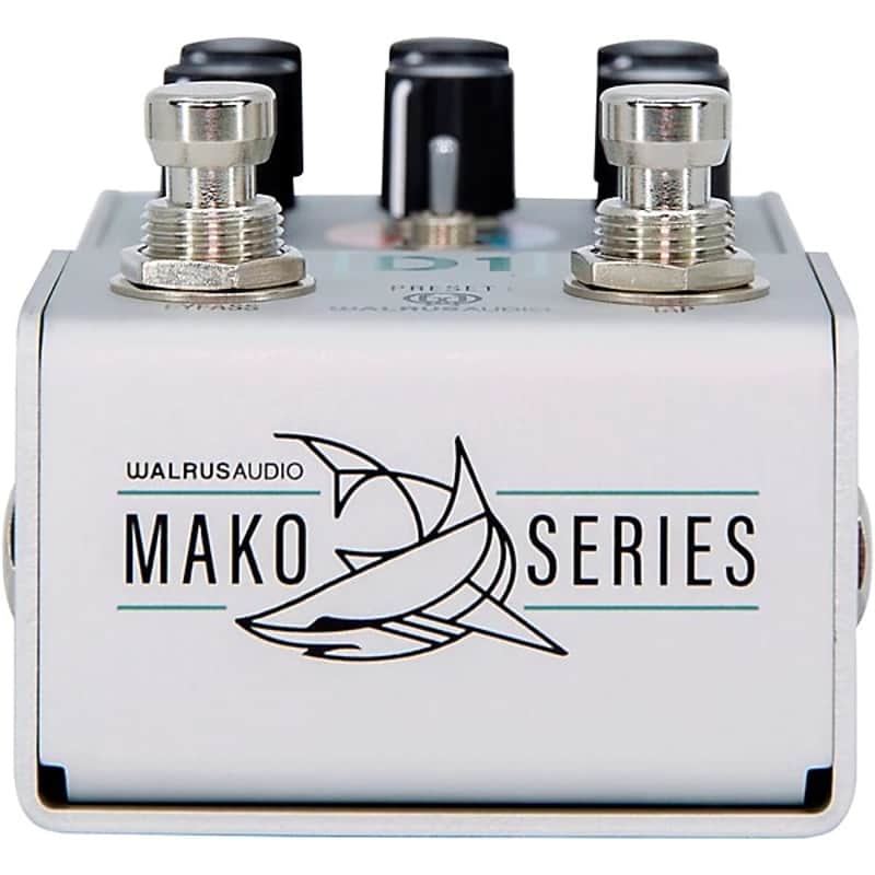 Walrus Audio Mako D1 High-Fidelity Delay V2 Effects Pedal 2024 - SILVER image 1
