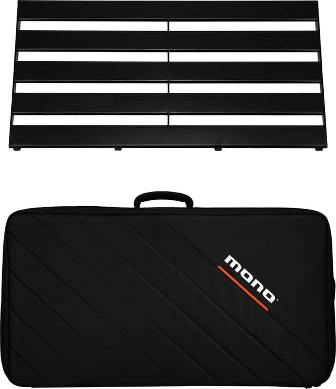 MONO Rail Large Pedalboard, 32" x 16.7" w/ Stealth Pro Accessory Case image 1