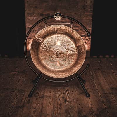 Meinl 22" Sonic Energy Engraved Indian Wind Gong Cymbal Includes Free Stand IG1 image 3