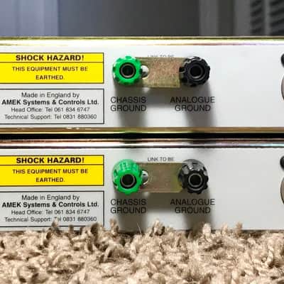 AMEK 9098 Preamp / Equalizer By Rupert Neve - Pair in Mint Condition - Close SN image 8