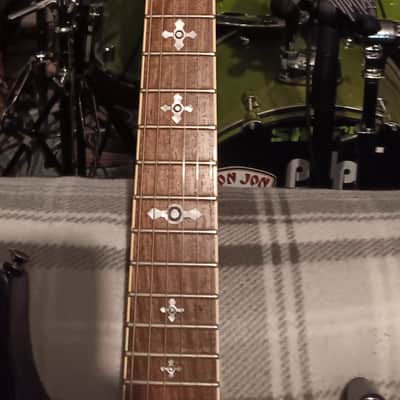 Jackson Rare Limited Edition Jackson Dinky MIK (Made in Korea) – Quilted Trans Red w/ Factory-Embedded Cross Inlays (HSS) Late90s,early2000 - Red quilted image 10