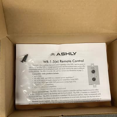 Ashly WR-1.5 Wall-Mountable Passive Controller - White image 2