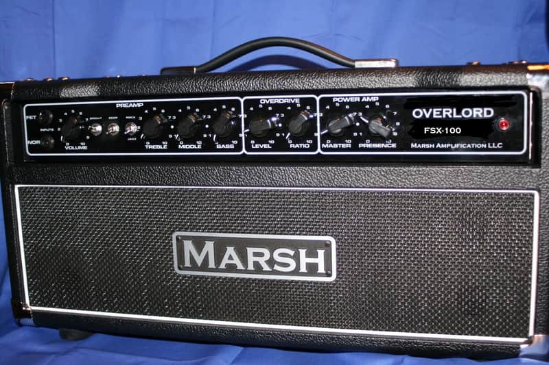 Marsh FSX-50 Overlord Supreme 2014 Black Head Amp D-Style 50Watt image 1