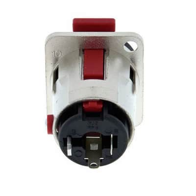 Neutrik NJ3 FP-6-C Trs Stereo jack D-Type With lock 4pcs image 4