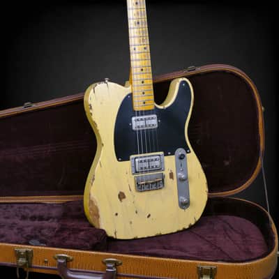 Nash T-2 HB - Heavy Relic Butterscotch Blonde T2HB - Lollartrons - Ash body - With Case image 5