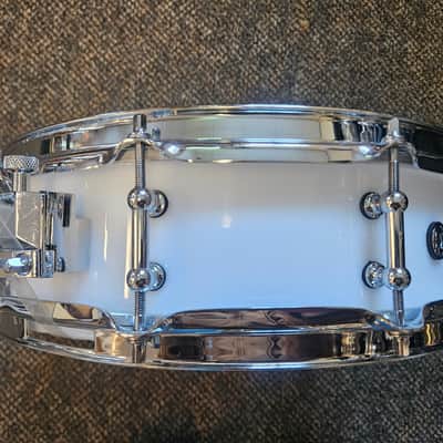 RL Drums White Acrylic 14"x 4" snare drum image 5