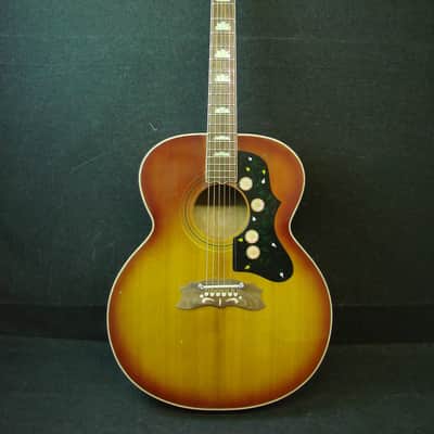 Vintage Made In Japan J-200 Jumbo Acoustic Guitar Ibanez Matsumoko MIJ J200 w/Bag image 1