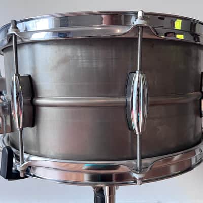 Snares - Q Drum Co. 7x14 Gentlemen's Steel Snare Drum image 4
