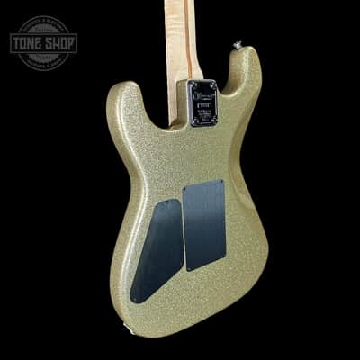 Charvel Custom Shop San Dimas 2H FR Gold Sparkle w/case C17761 image 10