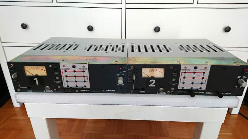 Studer A80 VU / Audio Modules Set of 2 (two): Channel 1 & Channel 2 image 1