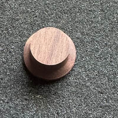 Guilford Indian Rosewood Skirted Base Volume/Tone potentiometer knob - 1.5mm set Screw / 6mm shaft image 2