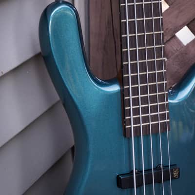 Warwick Streamer LX5 2016 - Petrol Blue Metallic image 6