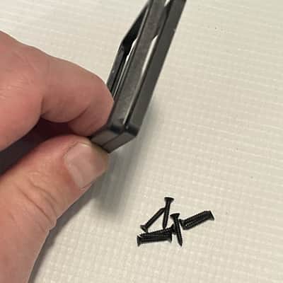 2008-09 USA Charvel San Dimas Guitar Factory Flat Black Humbucker Pickup Mounting Ring Set image 5