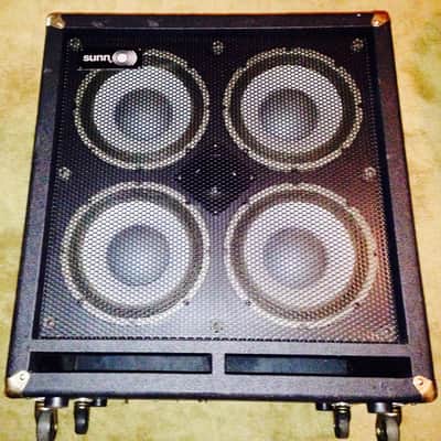 Sunn 410h 4x10 bass guitar speaker caninet image 2