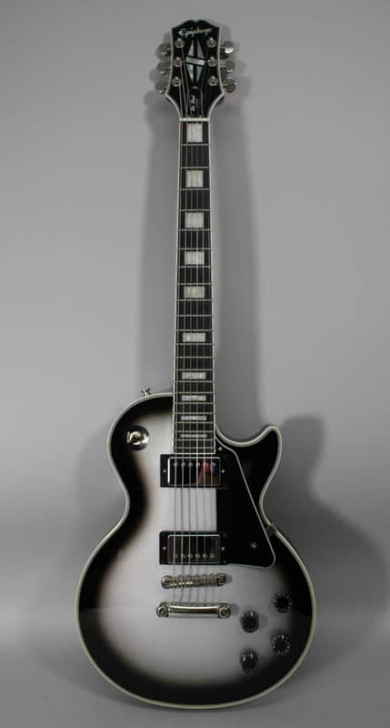 2021 Epiphone Silverburst Les Paul Custom image 1