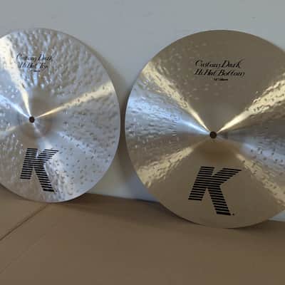 Zildjian 14" K Custom Dark Hi-Hat Cymbals (Pair) 1995 - Present - Traditional image 3