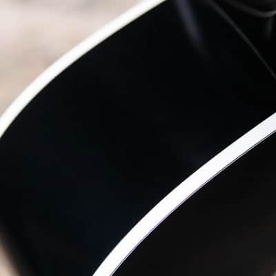 Immagine Taylor 250ce Plus BLK Bajo Quinto Acoustic/Electric Guitar - Black with Aerocase - 9