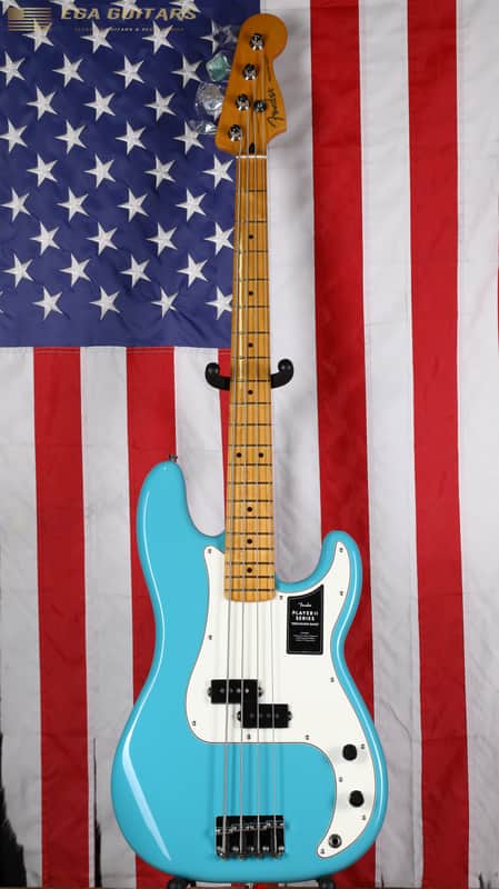 Fender Player II Precision Bass - Aquatone Blue image 1